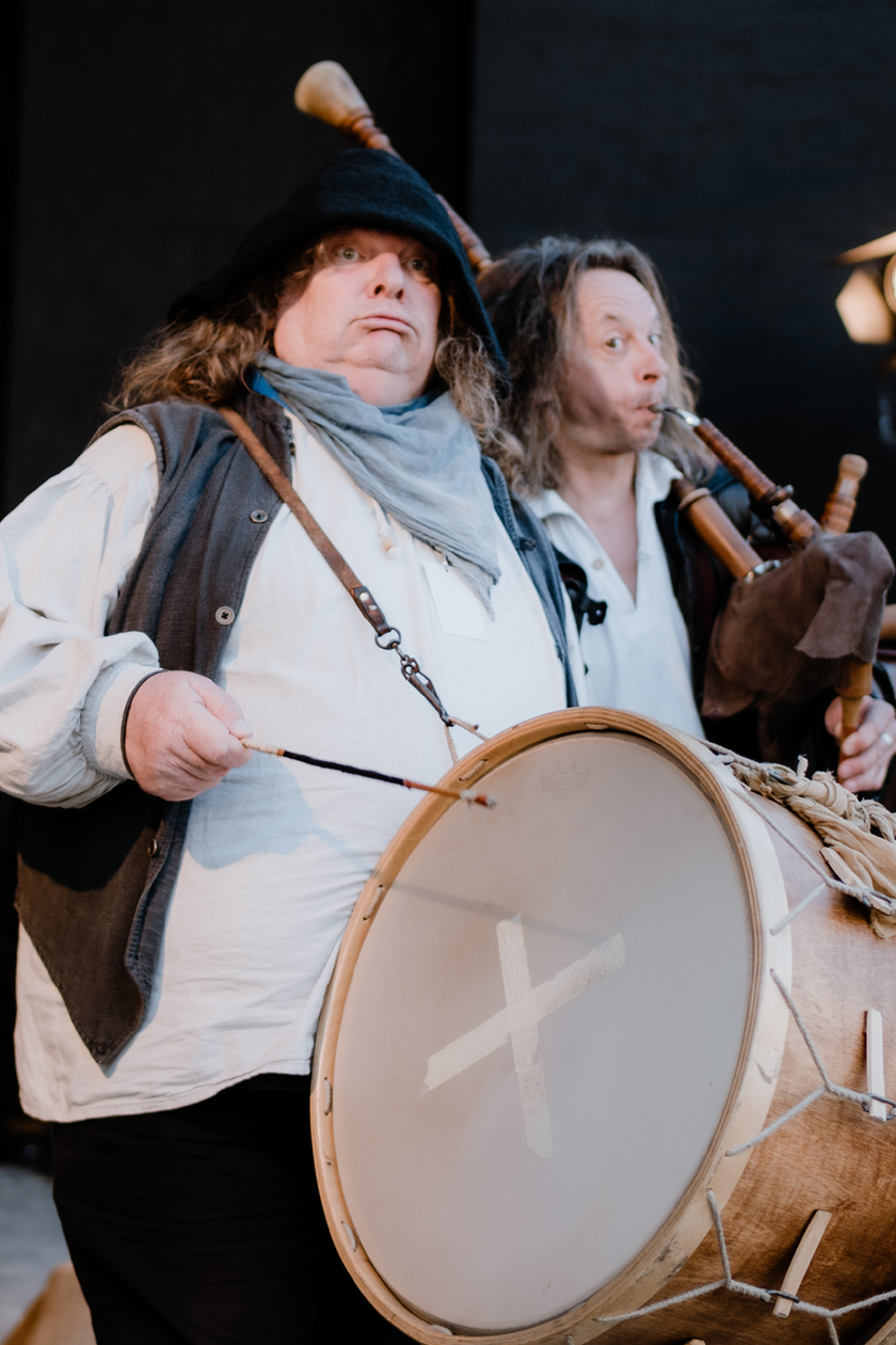 Spielleute bei der Walpurgis in Schierke