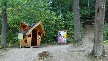 Rastplatz für Kinder und Familien am Märchenweg in Wernigerode.