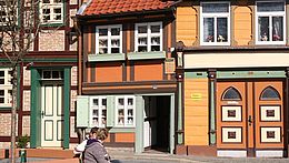 Herbstliche Kleinste Haus in Wernigerode