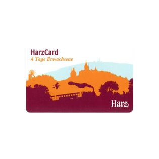 Ansicht der HarzCard für Erwachsene 4 Tage